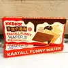 Galletas wafer rellenas crujientes con chocolate KKBear de Chao You Wei, snack de moda en envase individual para la merienda